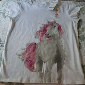 NWT Gymboree glitter horse top